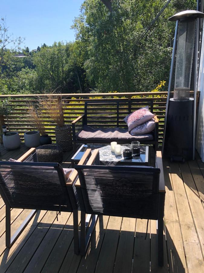 Aid og Svein’ s sentrumsnære panorama hjem Leilighet Kristiansand Eksteriør bilde