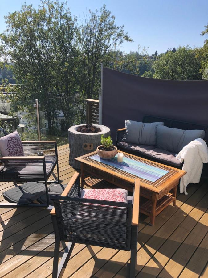 Aid og Svein’ s sentrumsnære panorama hjem Leilighet Kristiansand Eksteriør bilde